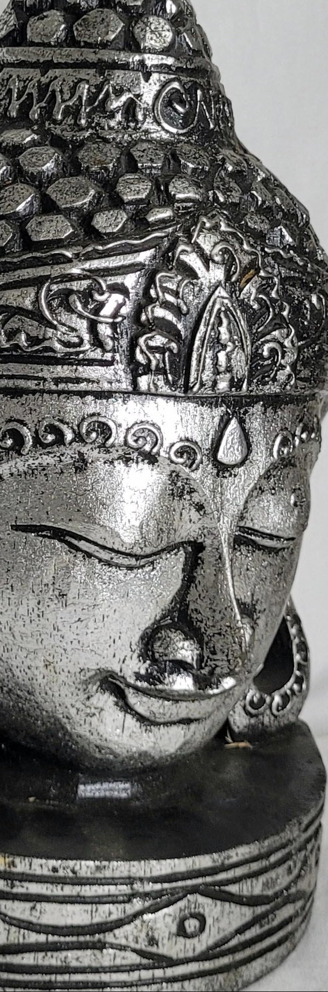 Buddha kuncung - Buda penacho 35 cm (Plateado) - 128