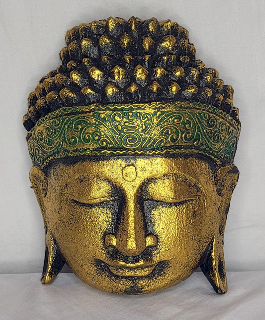 Buda durian - Buddha duren 25 cm (Dorado / Verde) - 102