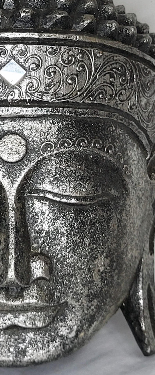 Buda durian - Buddha duren  30 cm (Plateado / Plateado) - 114