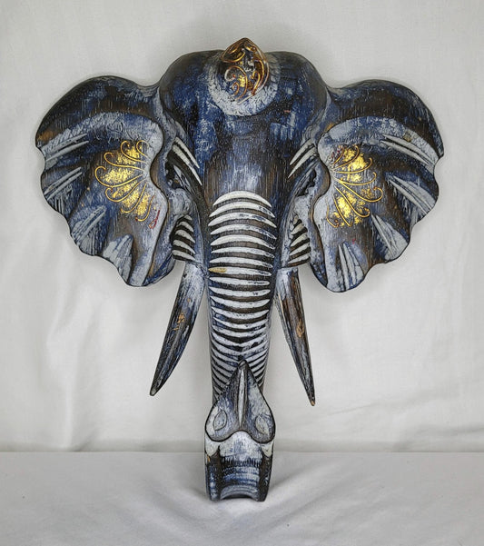 Kepala Gajah - Cabeza Elefante 30 cm (Azul) - 115