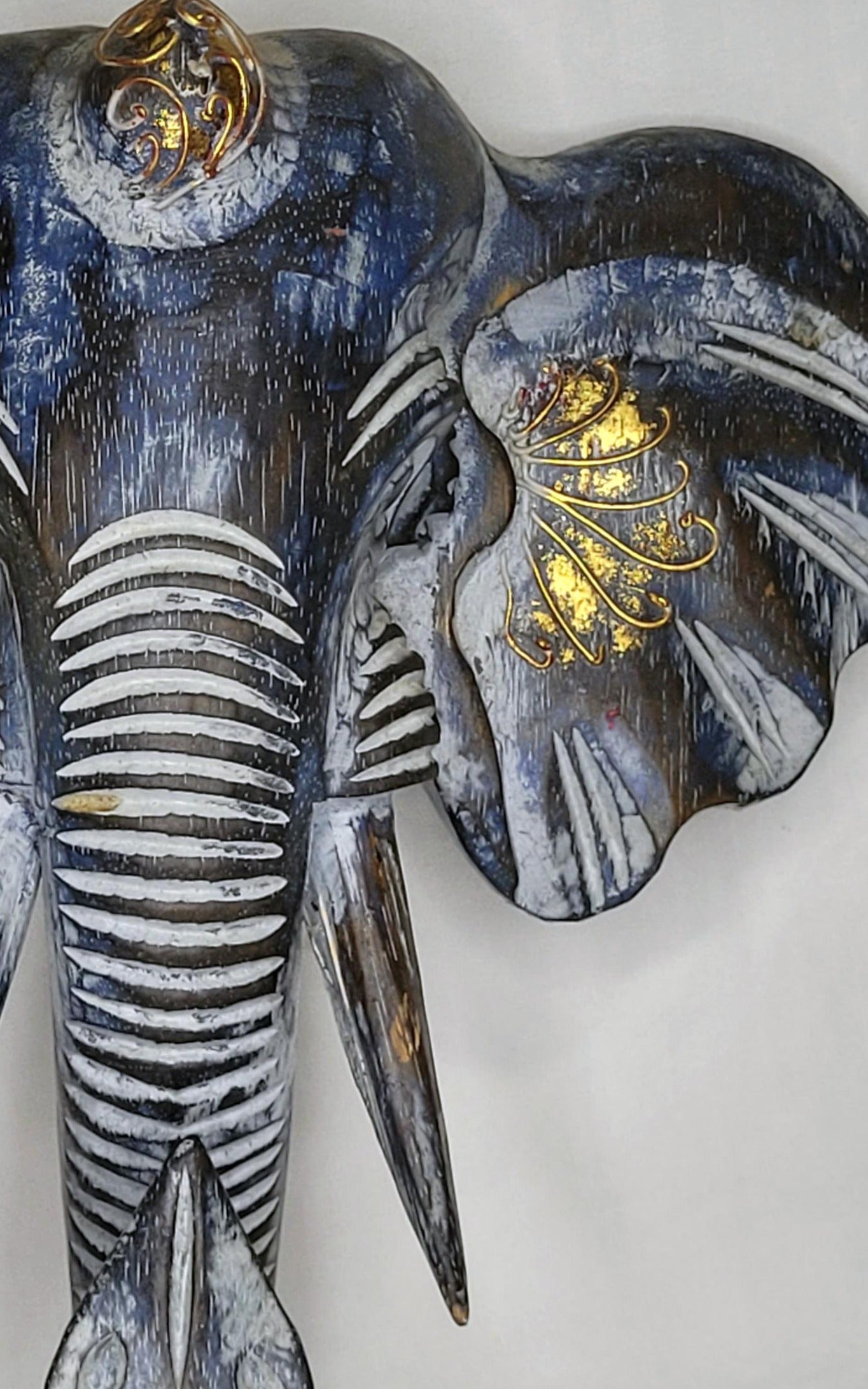 Kepala Gajah - Cabeza Elefante 30 cm (Azul) - 115