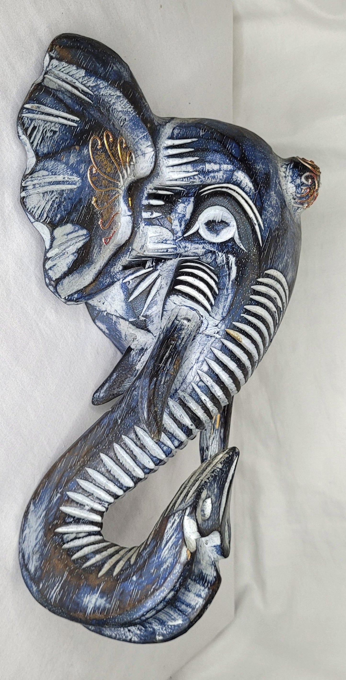 Kepala Gajah - Cabeza Elefante 30 cm (Azul) - 115