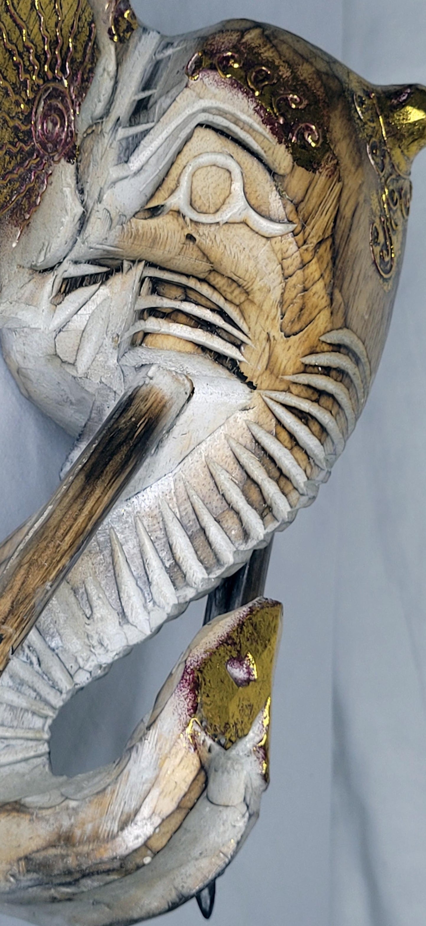 Kepala Gajah - Cabeza Elefante  25 cm (Blanco 2) - 118