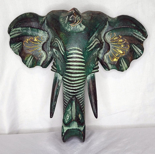 Kepala Gajah - Cabeza Elefante 25 cm  (Café 1) - 122