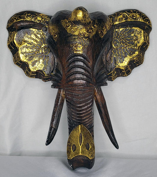 Kepala Gajah - Cabeza Elefante 25 cm (Café 2) - 123