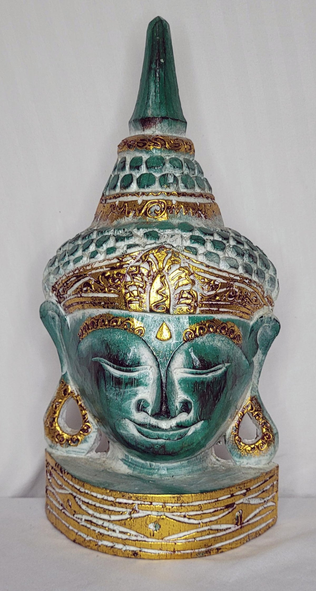 Buddha kuncung - Buda penacho 35 cm (Verde) - 126