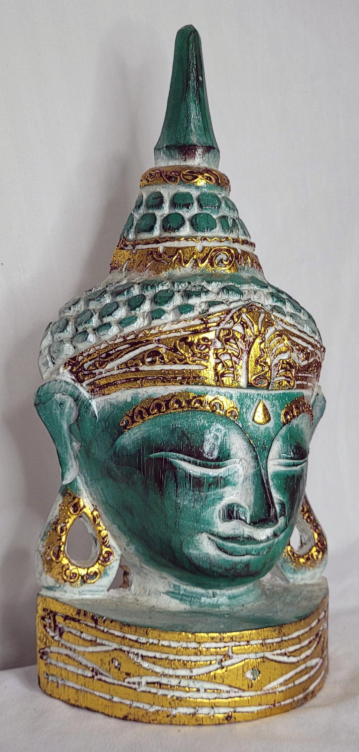 Buddha kuncung - Buda penacho 35 cm (Verde) - 126