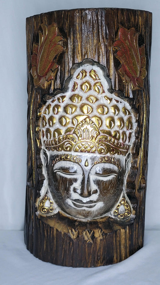 Buddha ukir - Buda árbol 40 cm (Café) - 130