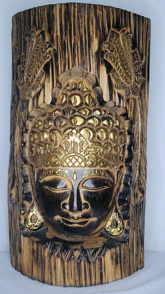 Buddha ukir - Buda árbol 40 cm (Café) - 131