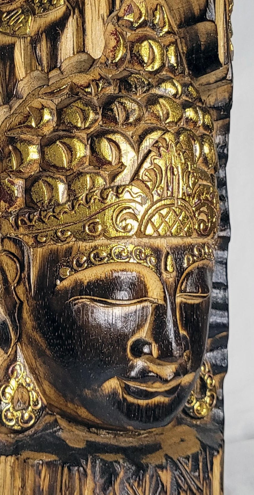 Buddha ukir - Buda árbol 40 cm (Café) - 131